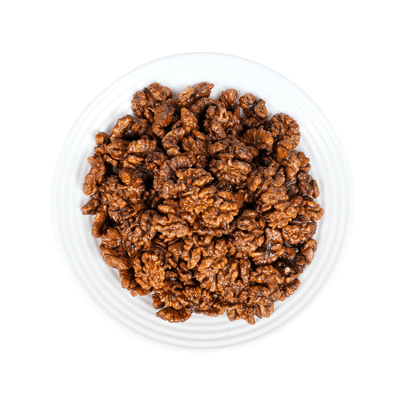 ½ coated Suger ristet Amber Walnut -kerner